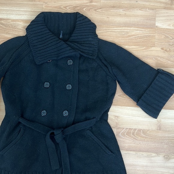 Naf Naf Black Wool Cardigan - Picture 7 of 16
